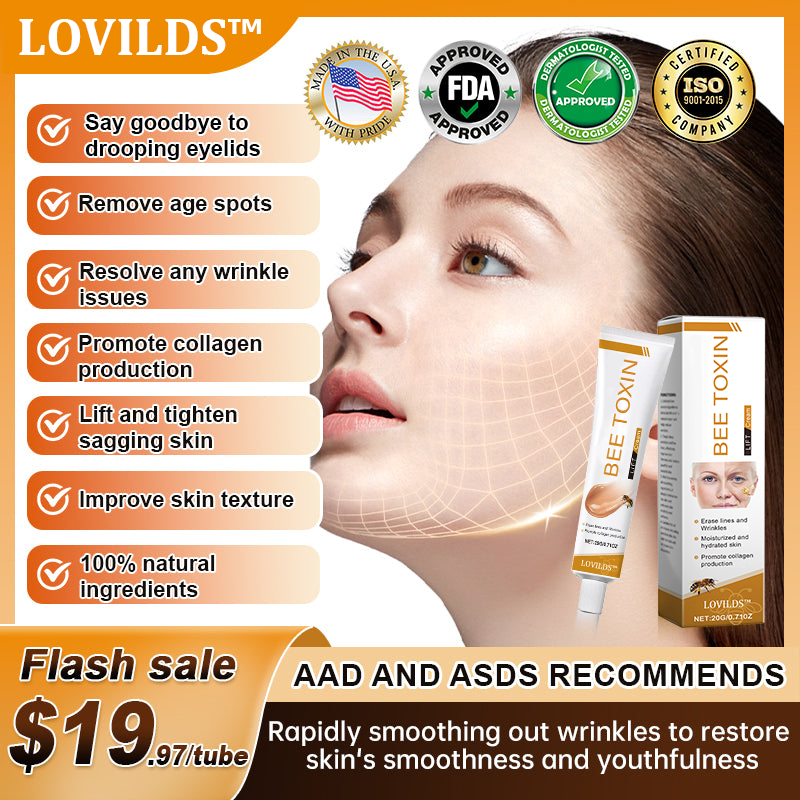 ššMade and Shipped from USAāØLOVILDS⢠Bee Toxin Wrinkle Removal Cream-š„LAST DAY 70% OFF