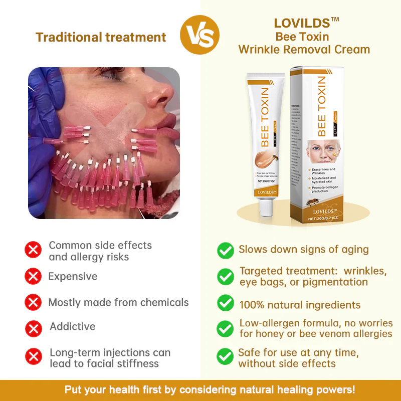 ššMade and Shipped from USAāØLOVILDS⢠Bee Toxin Wrinkle Removal Cream-š„LAST DAY 70% OFF