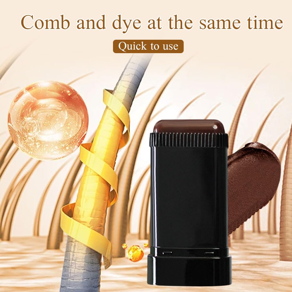 🔥Hot Sale 49% OFF👍🏻Portable Hair Dye Comb for Gray Hair Coverage