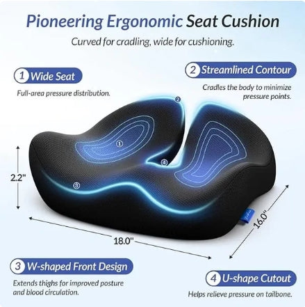 🎁LAST DAY 49% OFF🎁Ergonomic Memory Foam Seat Cushion