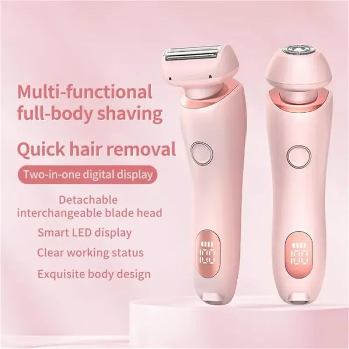 Electric Razors for Women 2 In 1 Bikini Trimmer Face Shavers Hair Removal