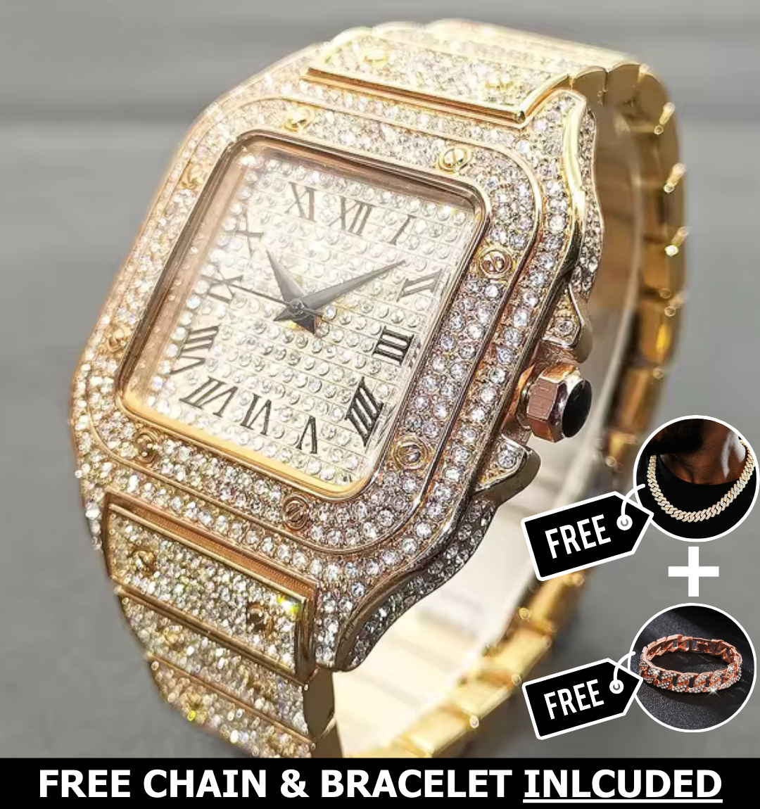 Cartice VVS Iced Out Watch