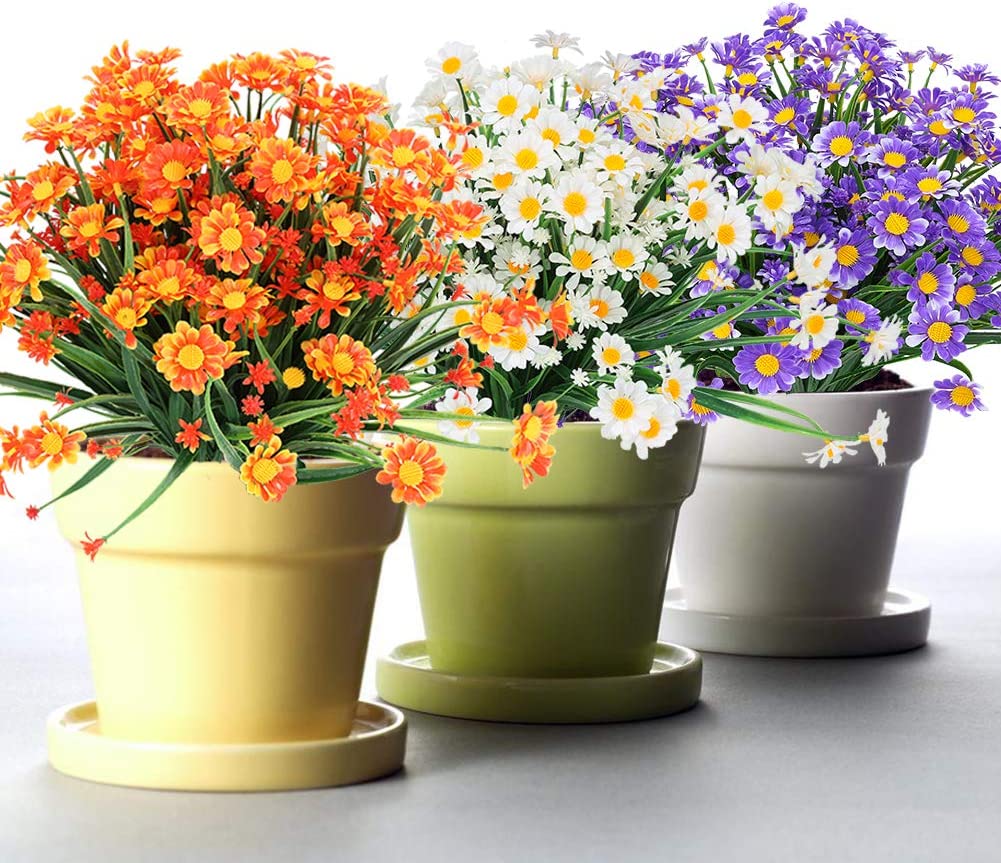 š„Artificial Daisies Flowers for Outdoorsš