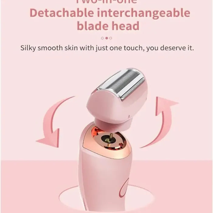 Electric Razors for Women 2 In 1 Bikini Trimmer Face Shavers Hair Removal