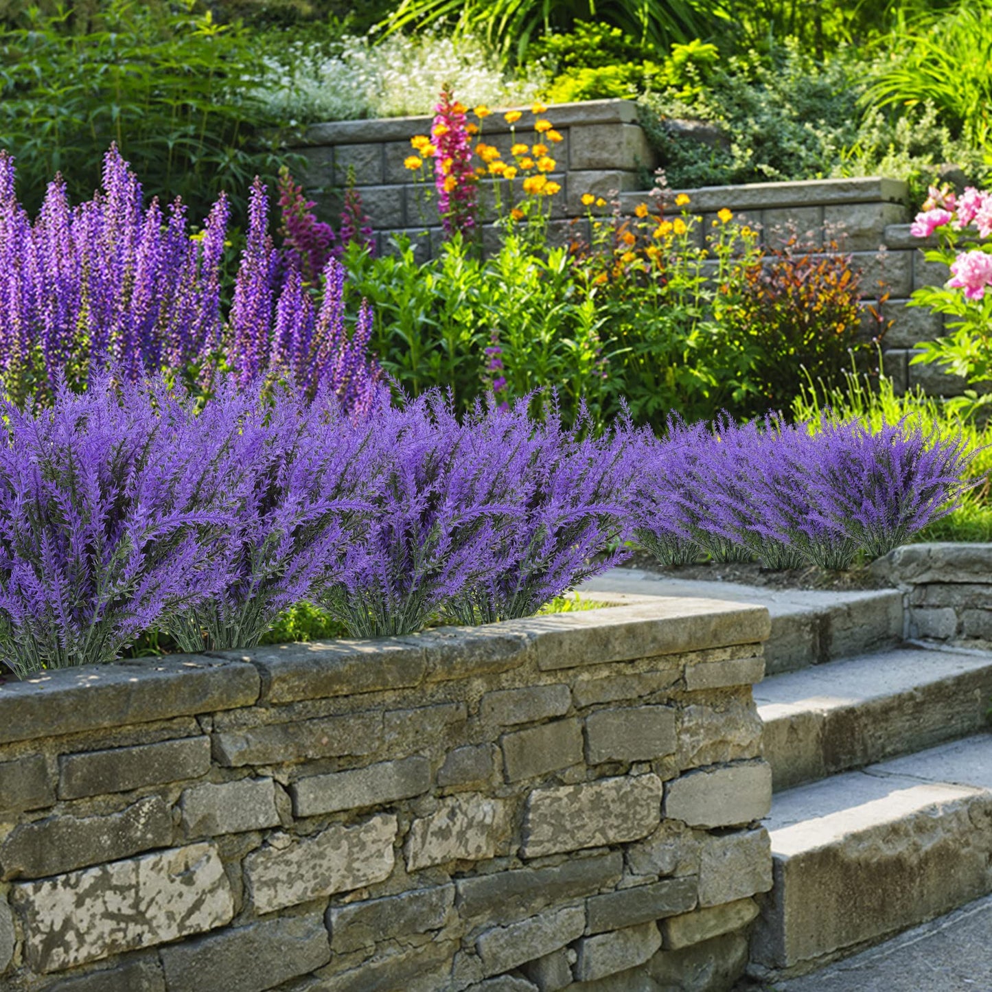 Outdoor Artificial Lavender Flowersđ