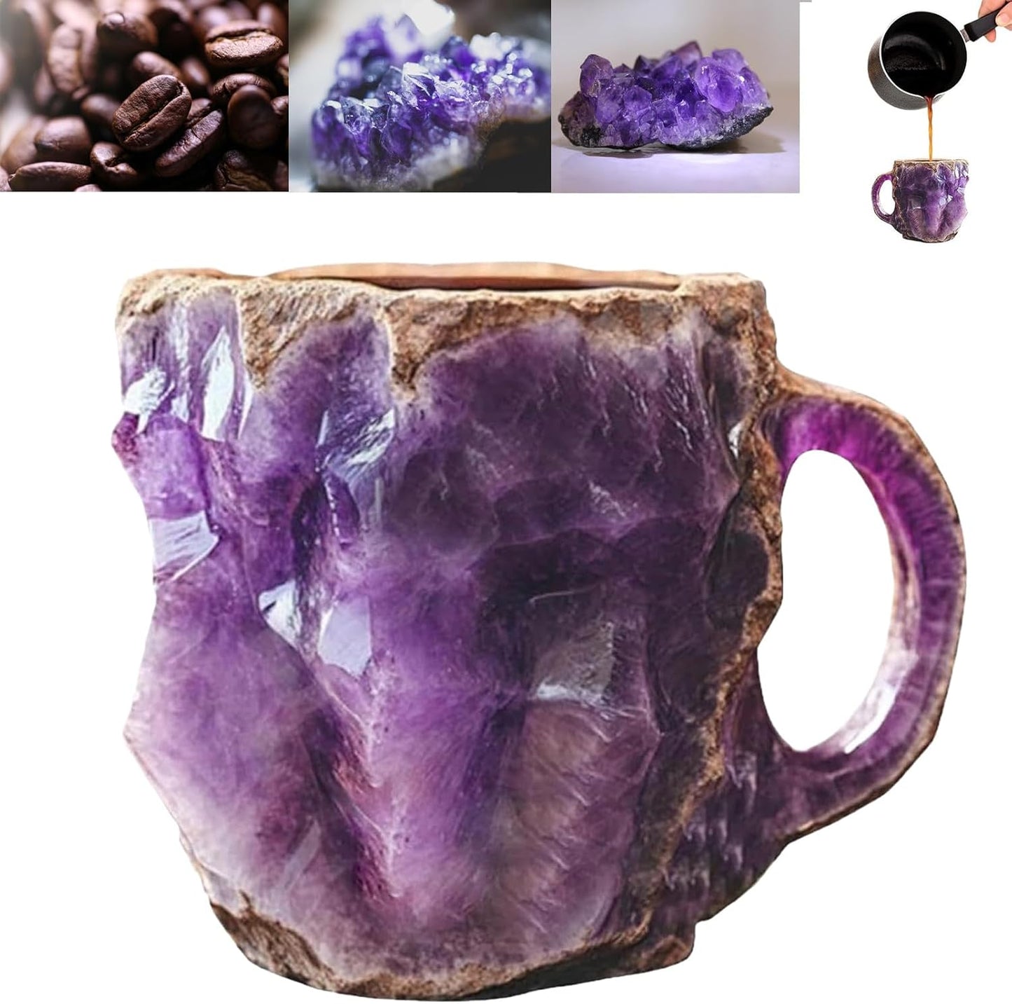 š Last day 49% OFF š„2024 New Mineral Crystal Coffee Mugs