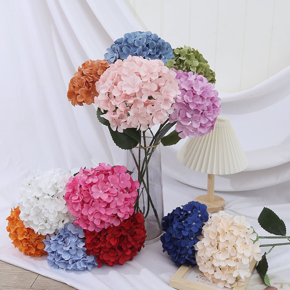 Outdoor Artificial Hydrangea Flowersđ