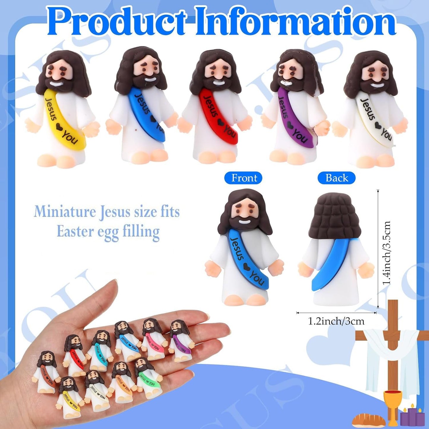 Easter Pre-Sale SAVE 49%đ„Original Design Mini Jesus Figures Jesus Loves You