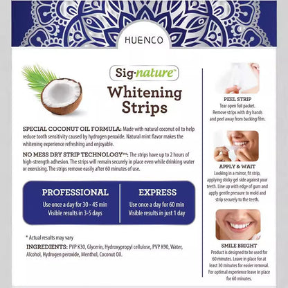 🥥Teeth Whitening Strips-Whiter teeth in 3 days