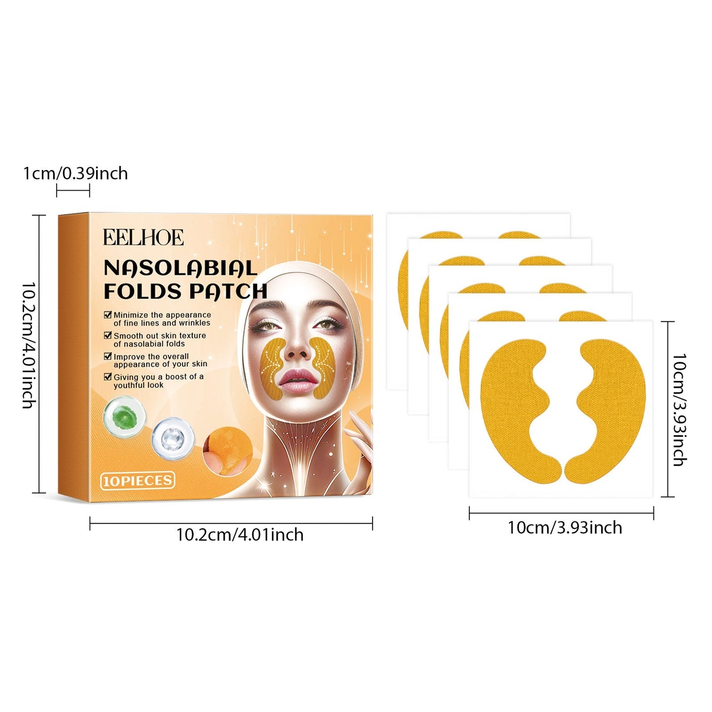 Nasolabial Folds Repair Patch - Golden Factor to Smooth the Wrinkles of Age ✨💛