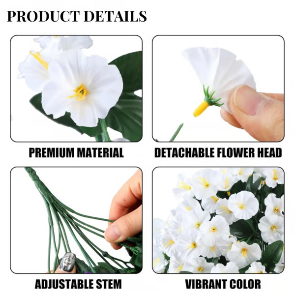 🔥Last 4 hours Sale: Save 50% - 🌸Artificial Faux Hanging Flowers Plants