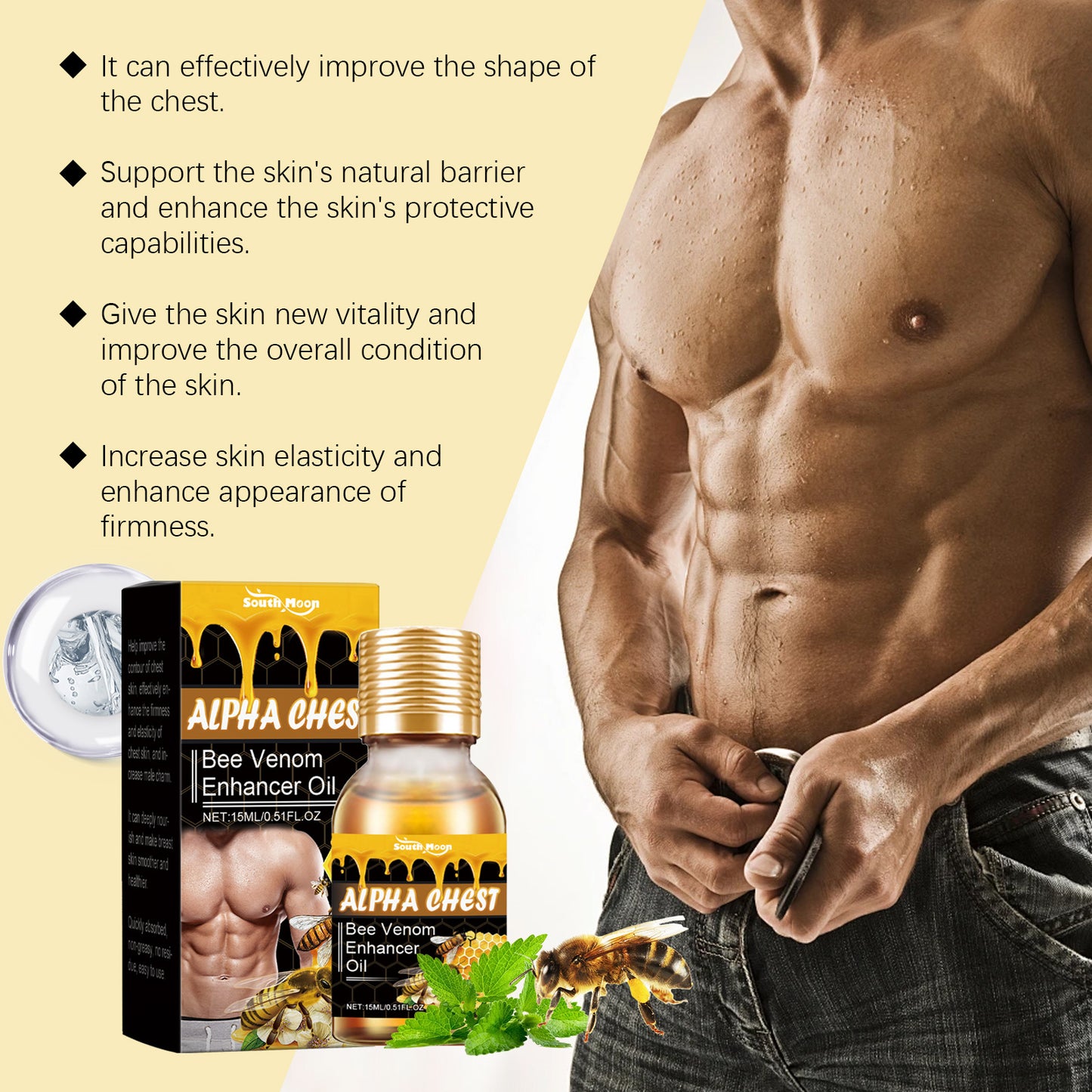 ✨South Moon ThermoFirm Bees Gynecomastia Oil