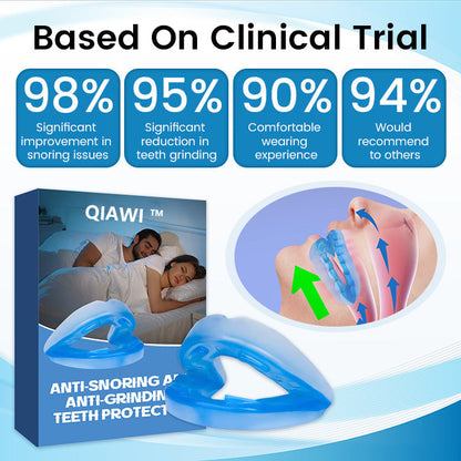 🌙 SILENT NIGHTS, STRONG TEETH! 🦷 QIAWI™ Anti-Snoring Guard 🔵✨