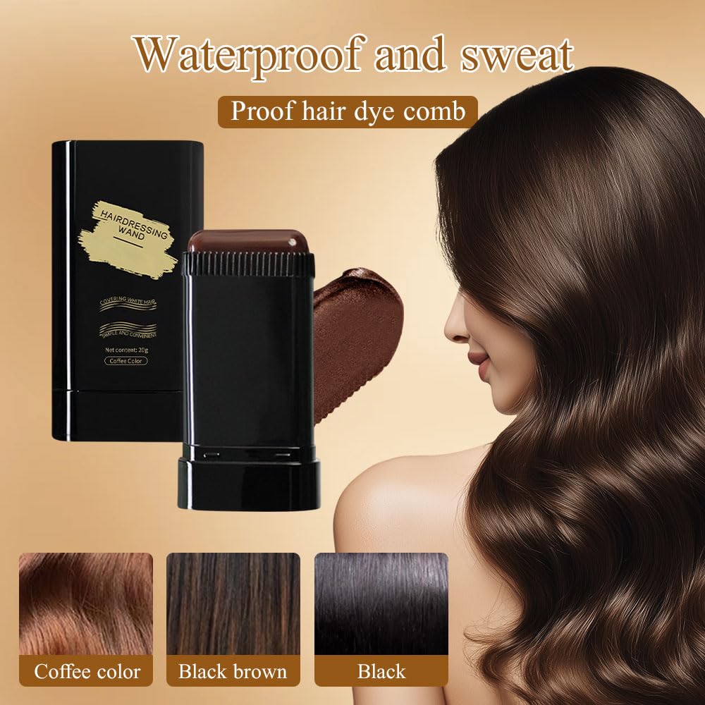 🔥Hot Sale 49% OFF👍🏻Portable Hair Dye Comb for Gray Hair Coverage