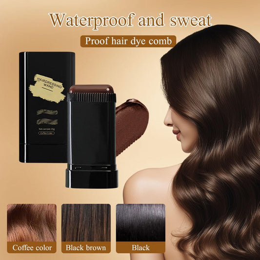 🔥Hot Sale 49% OFF👍🏻Portable Hair Dye Comb for Gray Hair Coverage