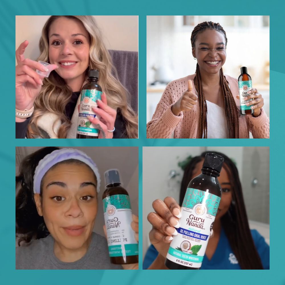 Guru Nanda™️ Coconut Oil Pulling w/ Essential Oils (FREE GIFTS INCLUDED TODAY)