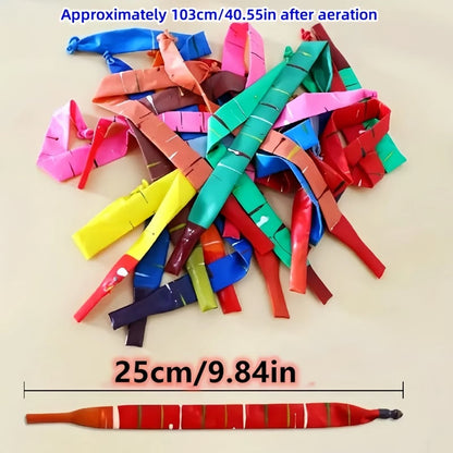 🎈100Pcs Rocket Balloons - Assorted Colors Flying Magic Long Balloons - 🎁BUY 1 GET 100 PCs & Pump