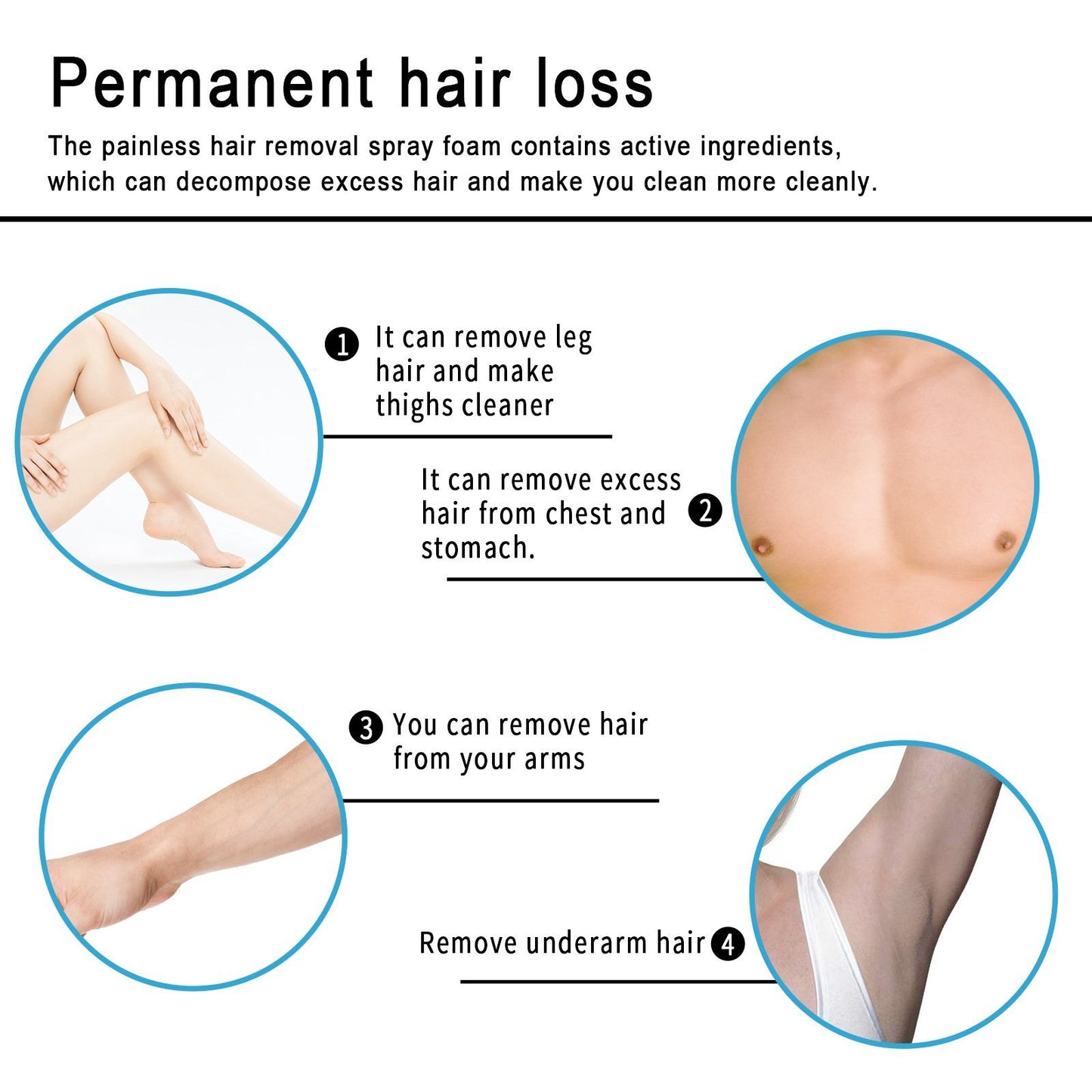 2025 New Women Semi-permanent Hair Removal Spray