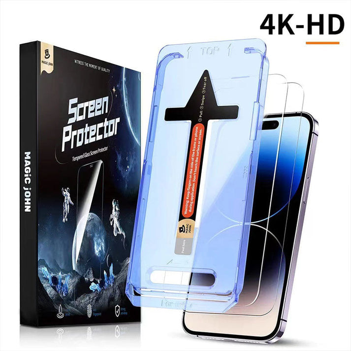 🔥Hot Sale 50%🔥4K HD/Anti-Peeping Tempered Glass Screen Protector with Auto Dust-elimination Installation for iPhone
