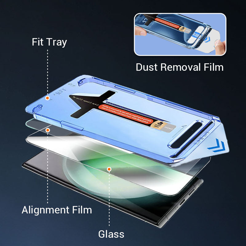 🔥Hot Sale 50%🔥4K HD/Anti-Peeping Tempered Glass Screen Protector with Auto Dust-elimination Installation for iPhone