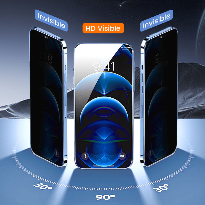 🔥Hot Sale 50%🔥4K HD/Anti-Peeping Tempered Glass Screen Protector with Auto Dust-elimination Installation for iPhone